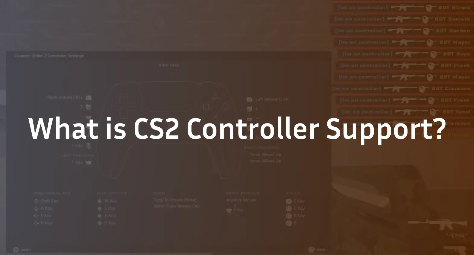 cs2 controller support