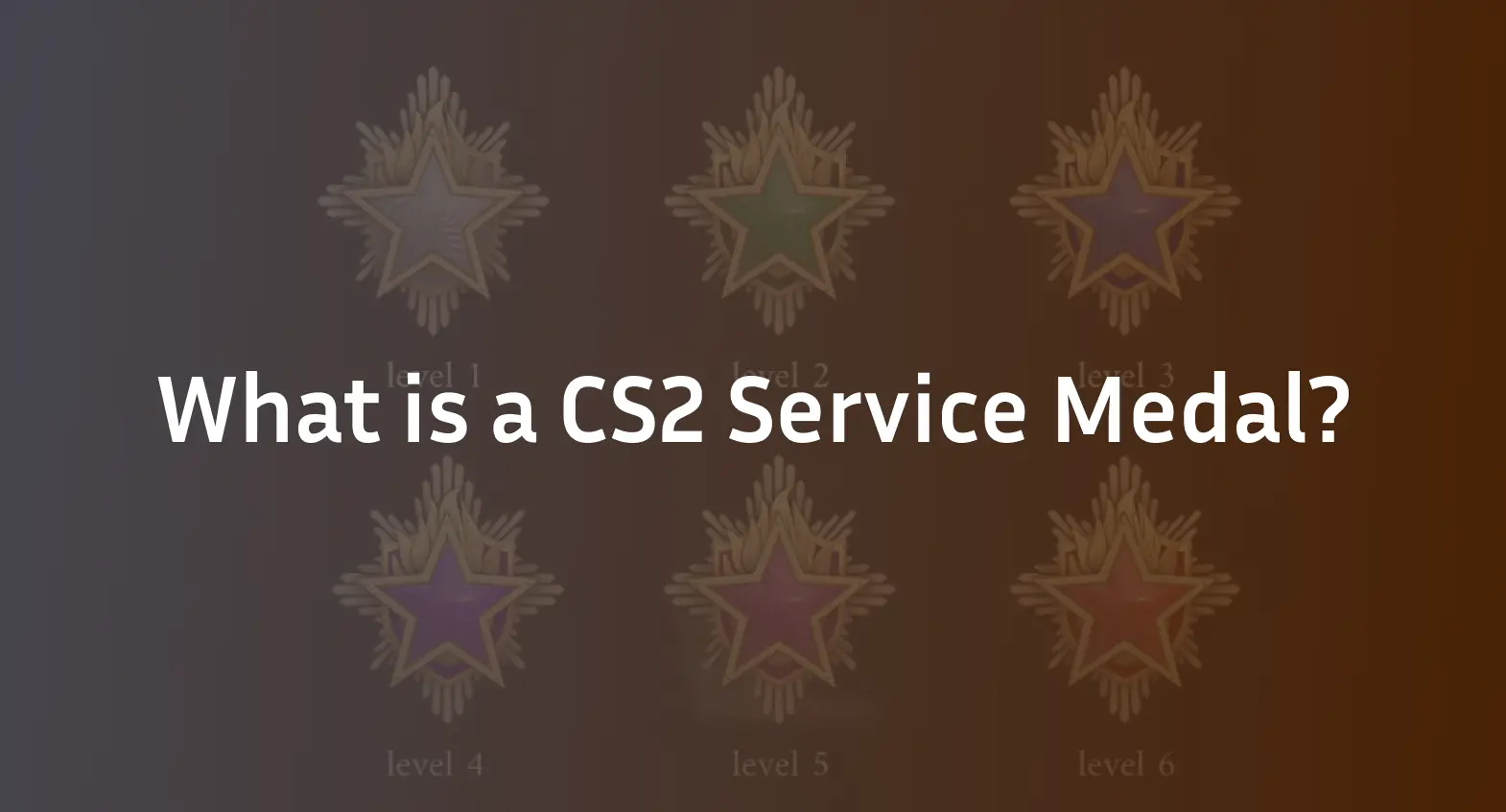 How to get a CS2 Service Medal in 2025?