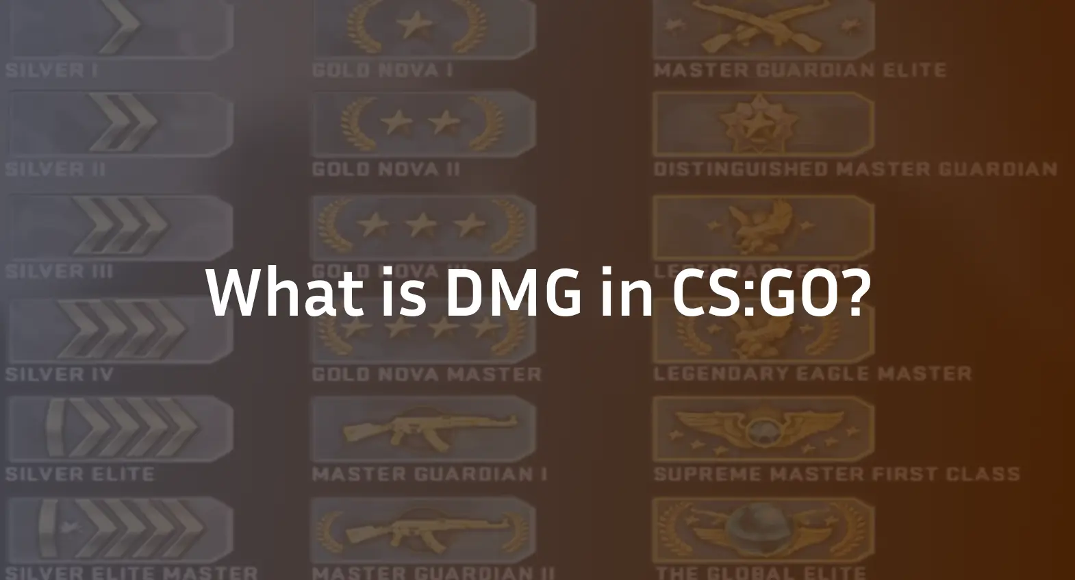 What is DMG in CS:GO? The Complete Guide