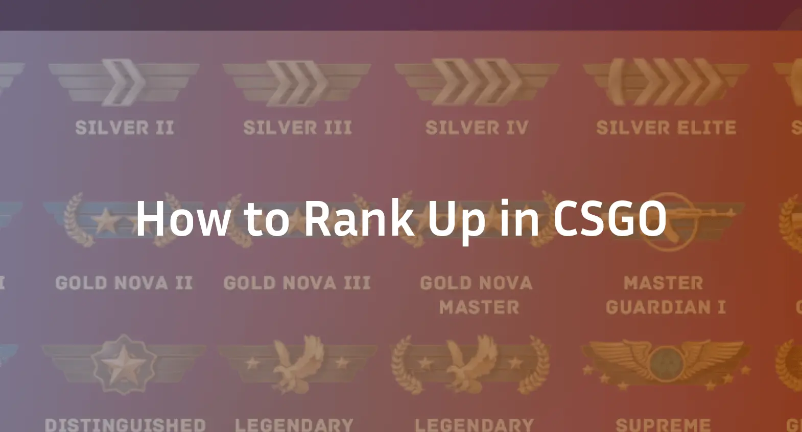 how to rank up in csgo