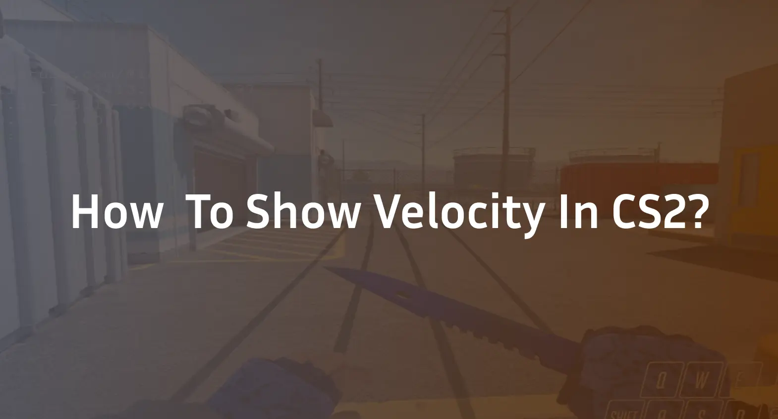 How to show velocity in CS2?