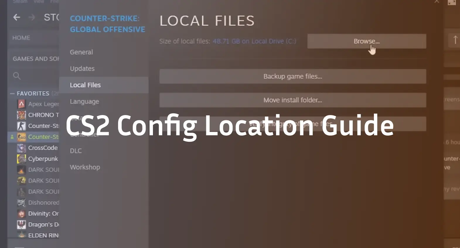 cs2 config location