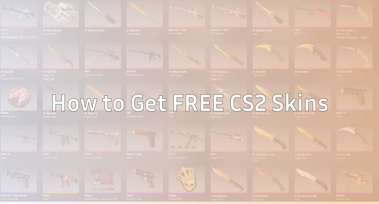how to get free csgo skins