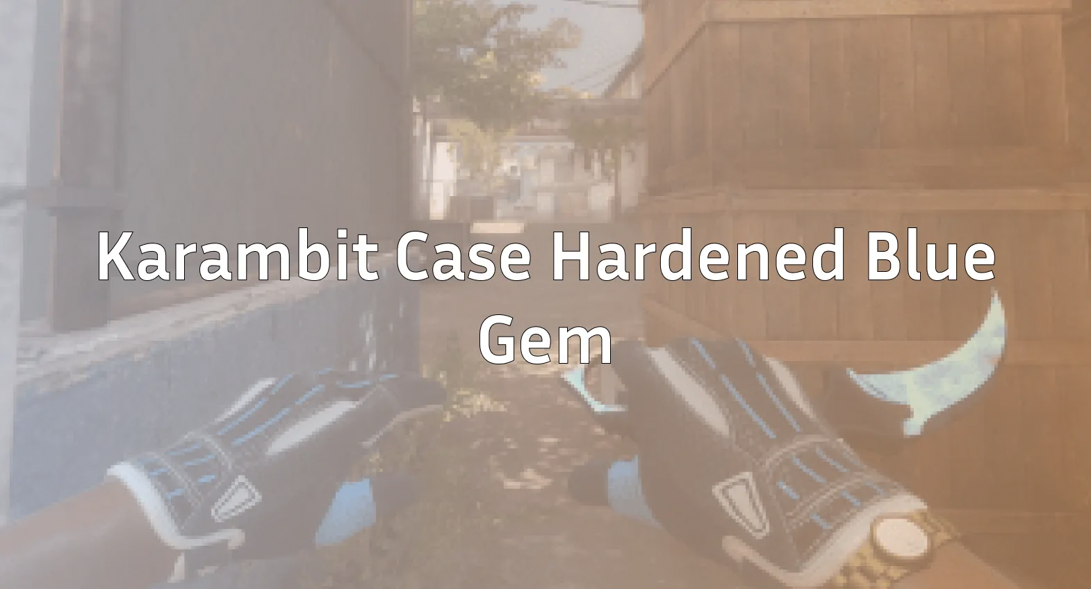 karambit case hardened blue gem