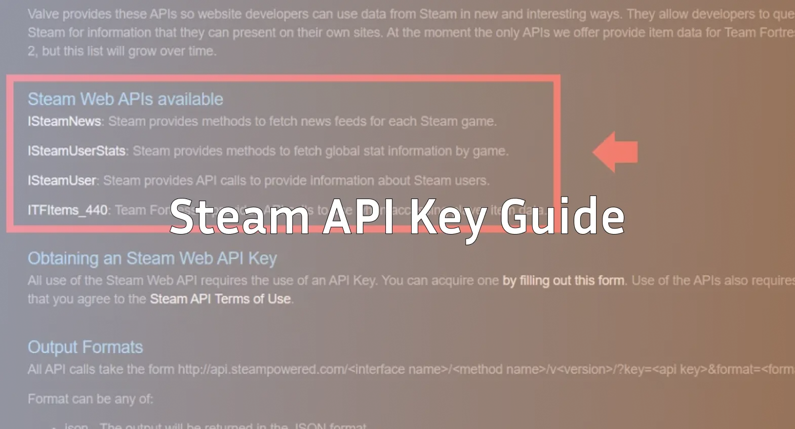 Steam API Key: Complete Guide for CS2 Players