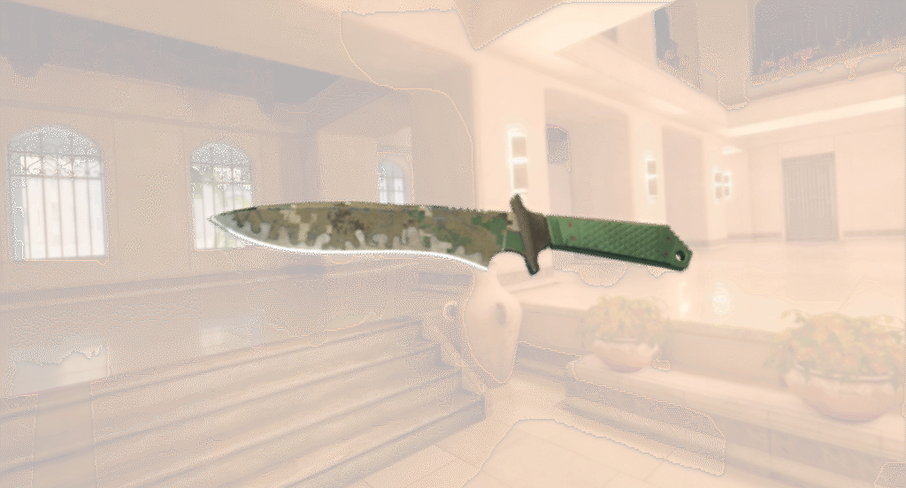 Classic Knife Forest DDPAT battle scarred