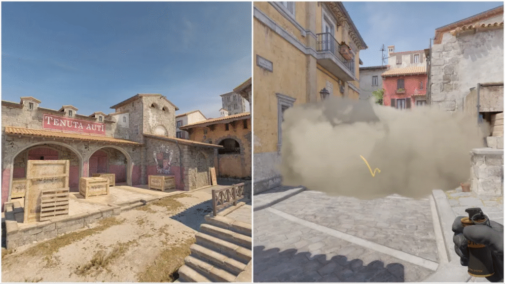 Inferno Bomb Site A Smoke
