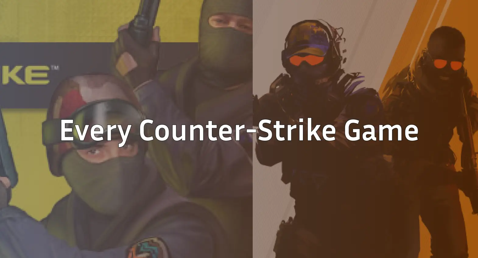 Every Counter-Strike Game Ever Released (Full History)