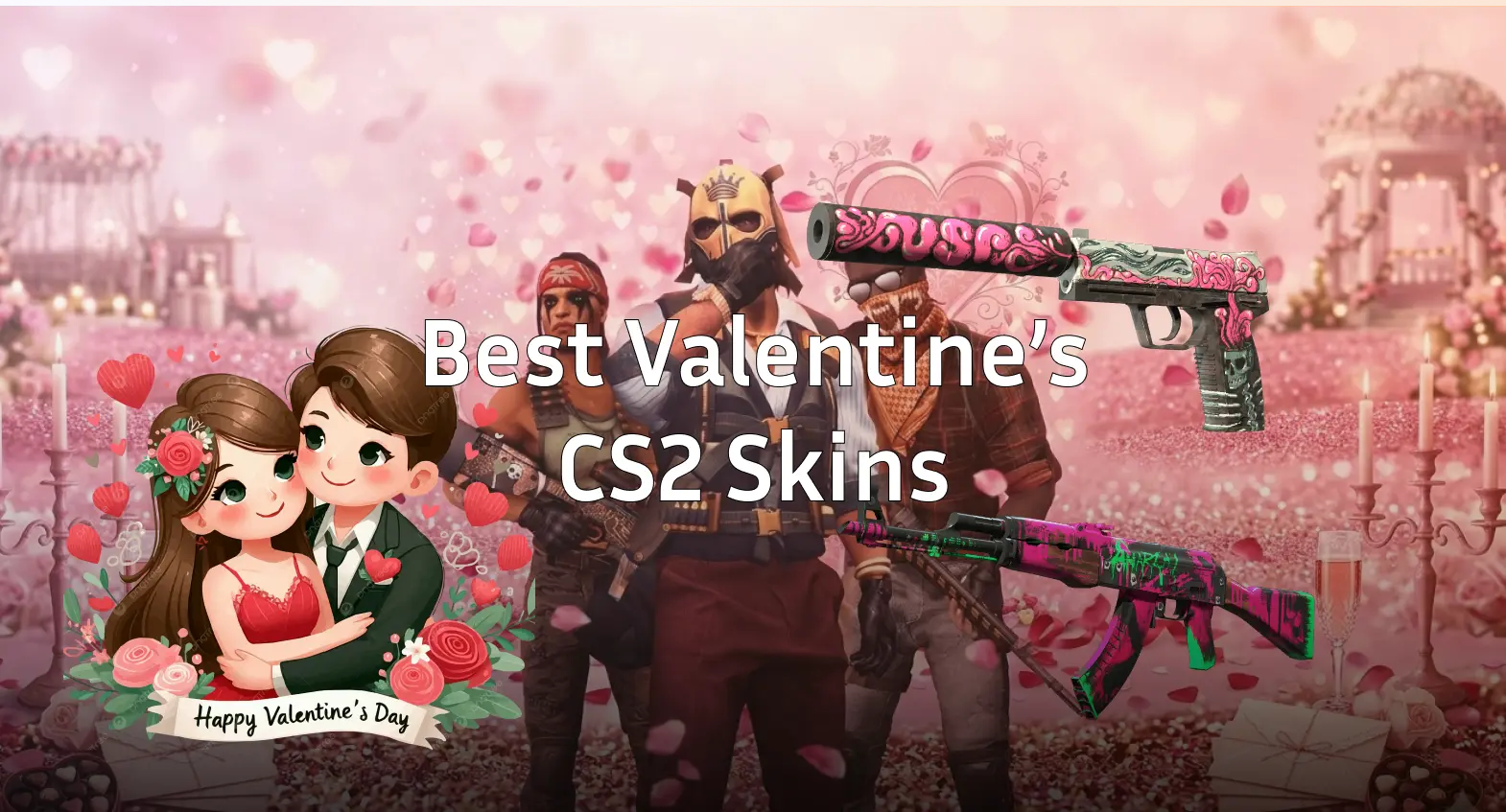 Best Valentine’s CS2 Skins: Top Red & Pink Loadouts