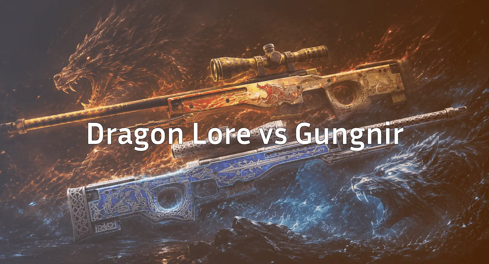 Dragon Lore vs Gungnir: Which AWP Skin Wins in CS2?