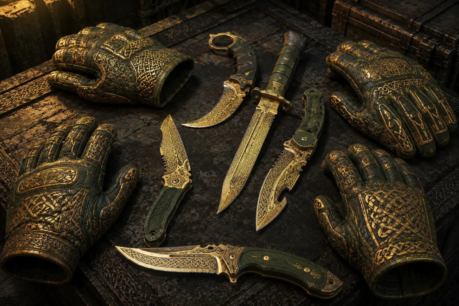 Best Lore Knife and Glove Combos in CS2