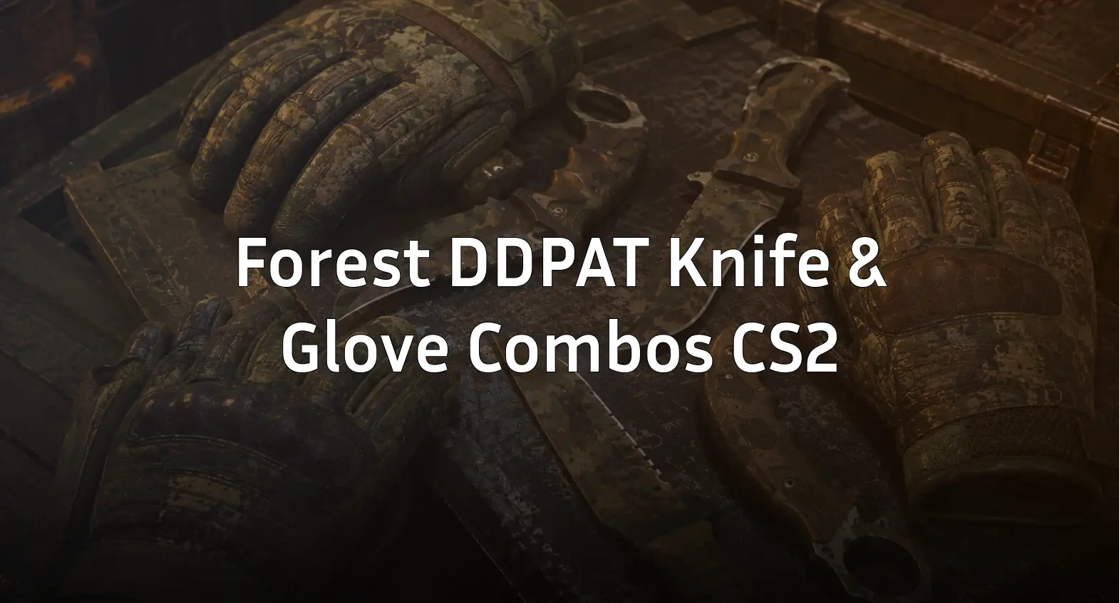 Best Forest DDPAT Knife and Glove Combos in CS2