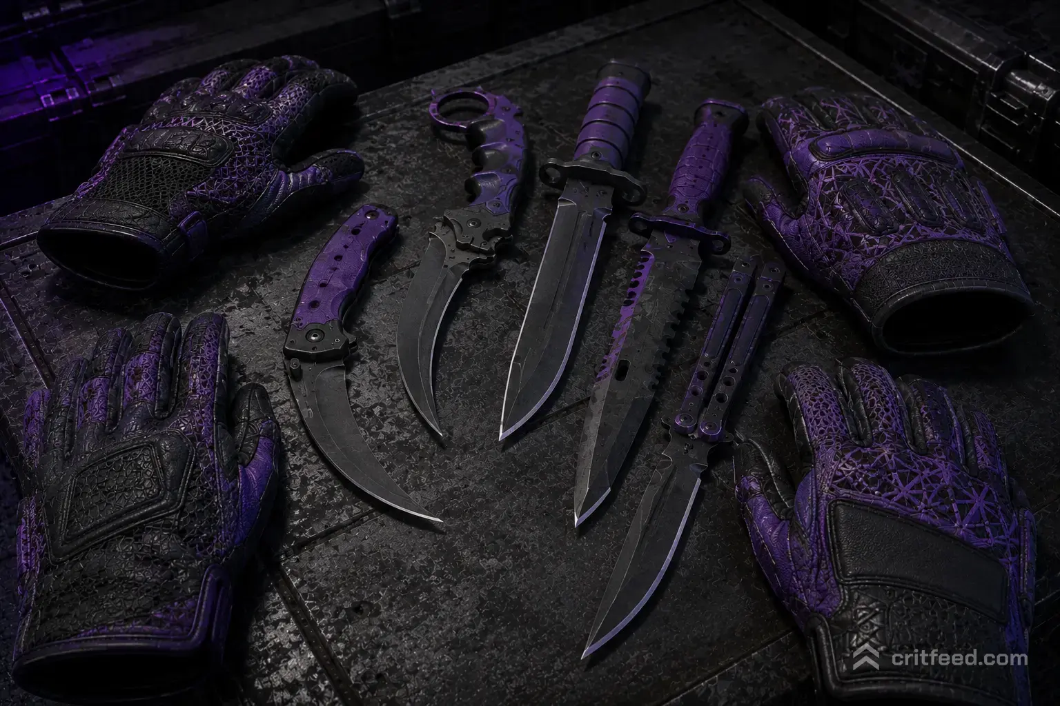 Best Ultraviolet Knife & Glove Combos in CS2 (2026)
