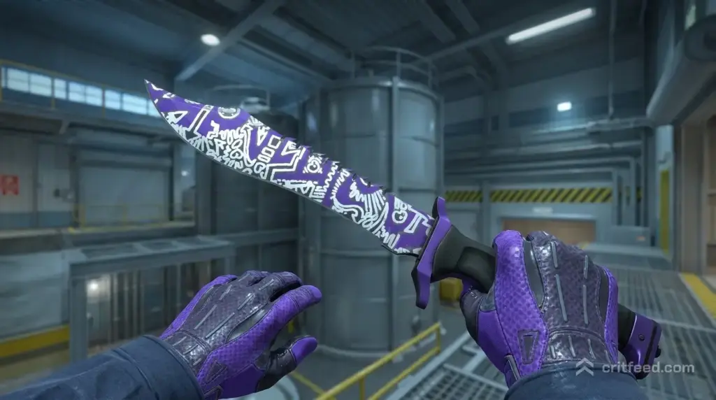 Bowie Knife  Freehand + Sport Gloves  Pandora’s Box