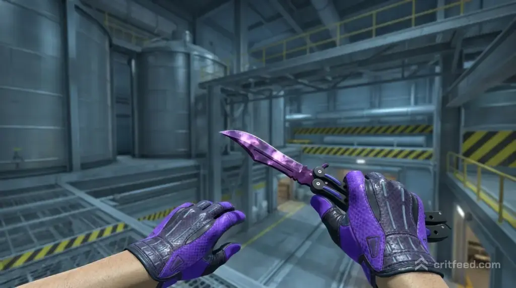 Butterfly Knife  Doppler (Phase 1 or Black Pearl) + Sport Gloves  Pandora’s Box