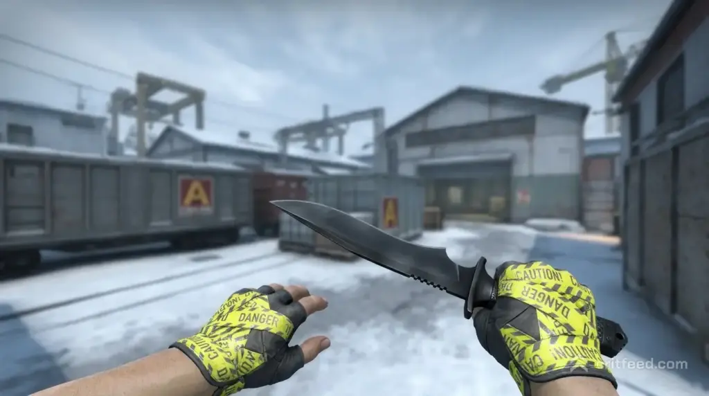 Classic Knife Scorched + Hand Wraps CAUTION!
