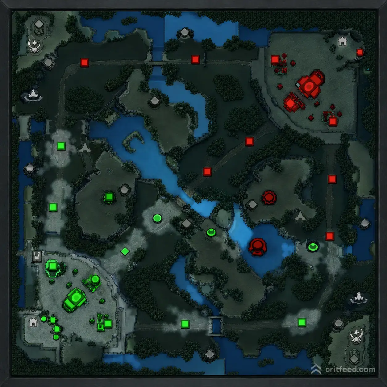 Dota 2 Map Guide: Every Key Location and Objective