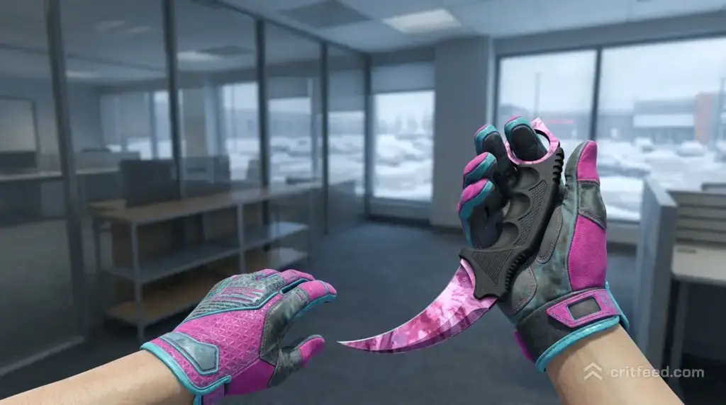 Karambit | Doppler (Phase 2) + Sport Gloves | Vice