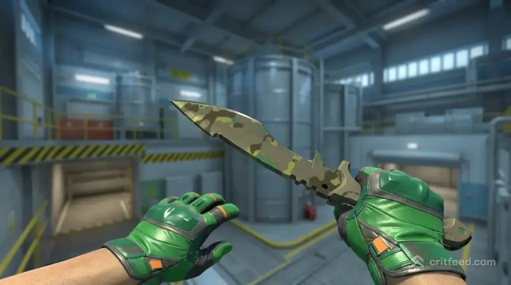 Kukri Knife | Boreal Forest + Moto Gloves | Turtle