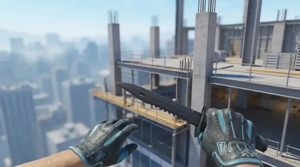 M9 Bayonet | Night + Sport Gloves | Superconductor