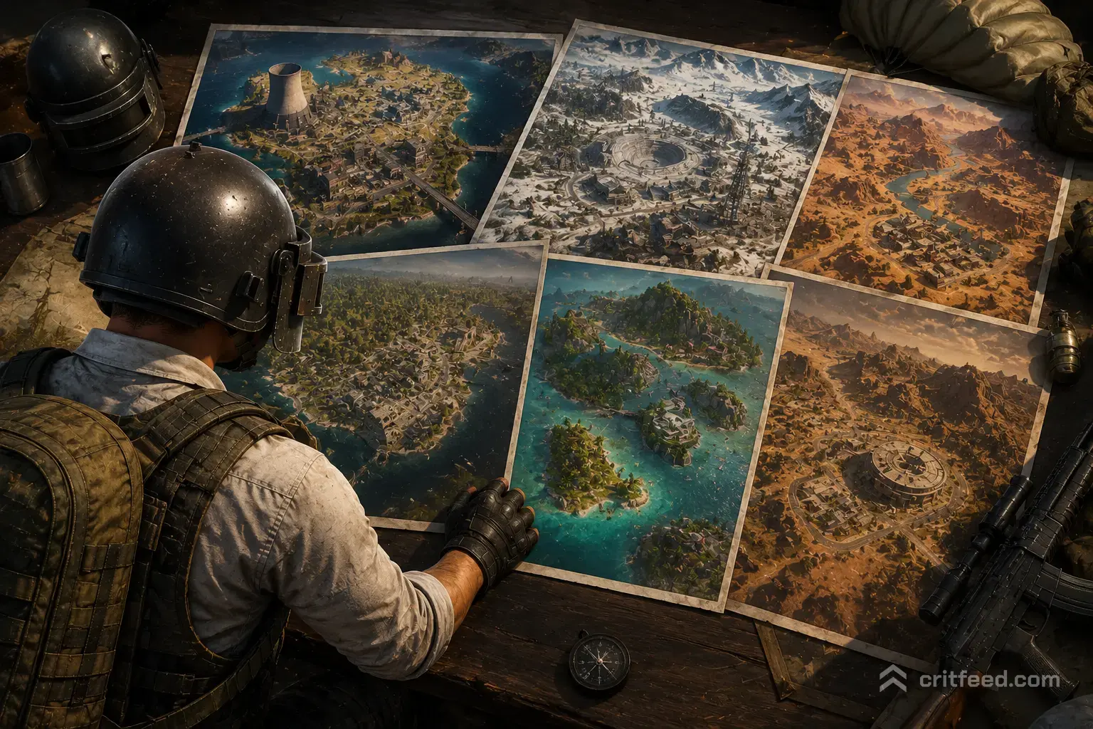 PUBG Map Guide: Size, Tier List & Best Drop Spots