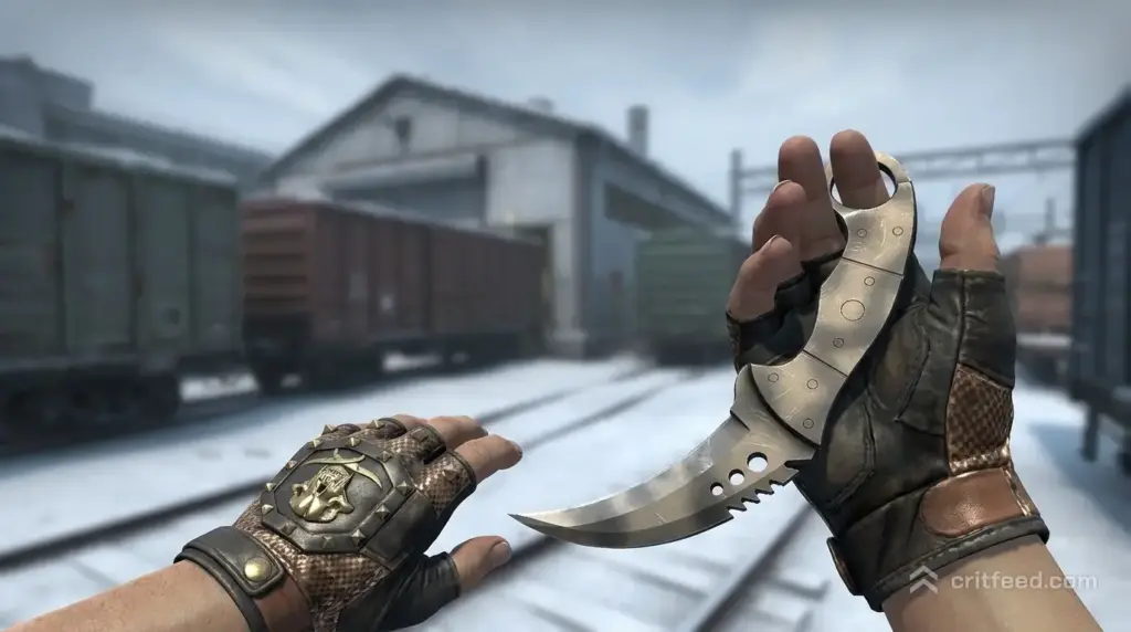 Classic Knife Scorched + Hand Wraps CAUTION!