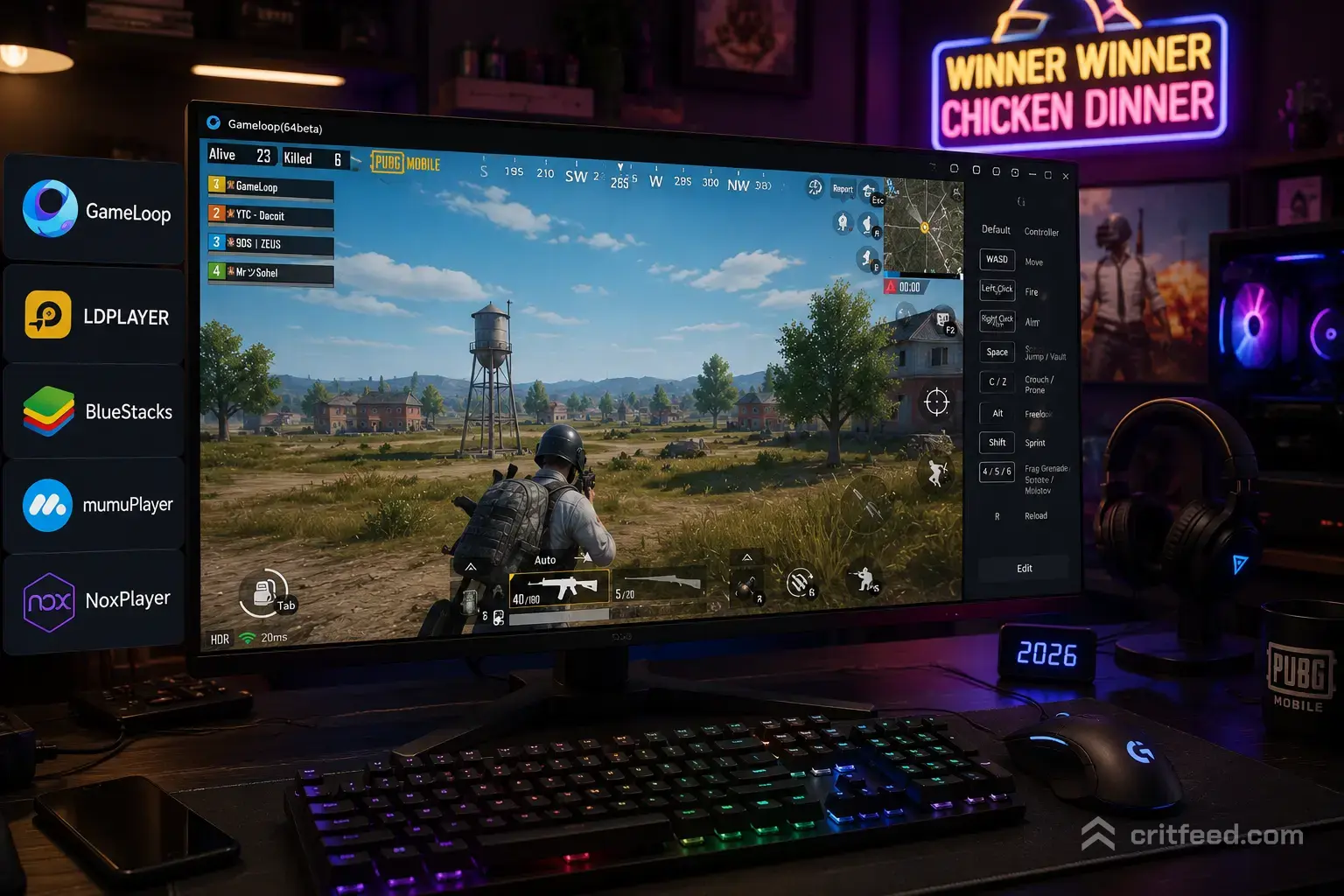 best emulator for pubg mobile