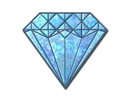 Sticker | Blue Gem (Glitter)