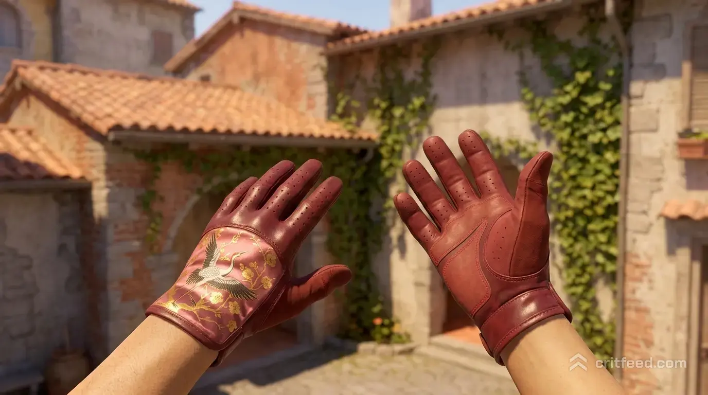 Best Brocade Crane Gloves Knife Combos in CS2