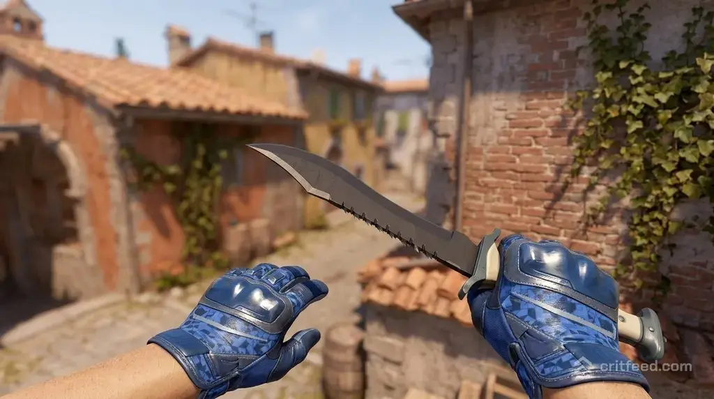 Bowie Knife  Night + Polygon gloves