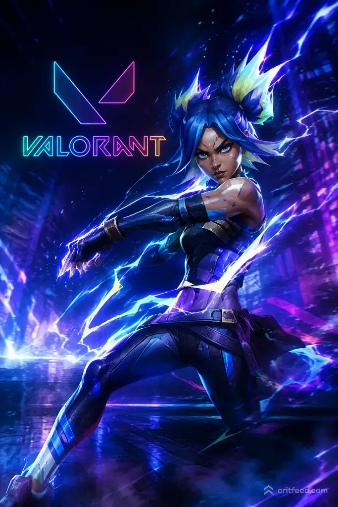 Neon in valorant game 