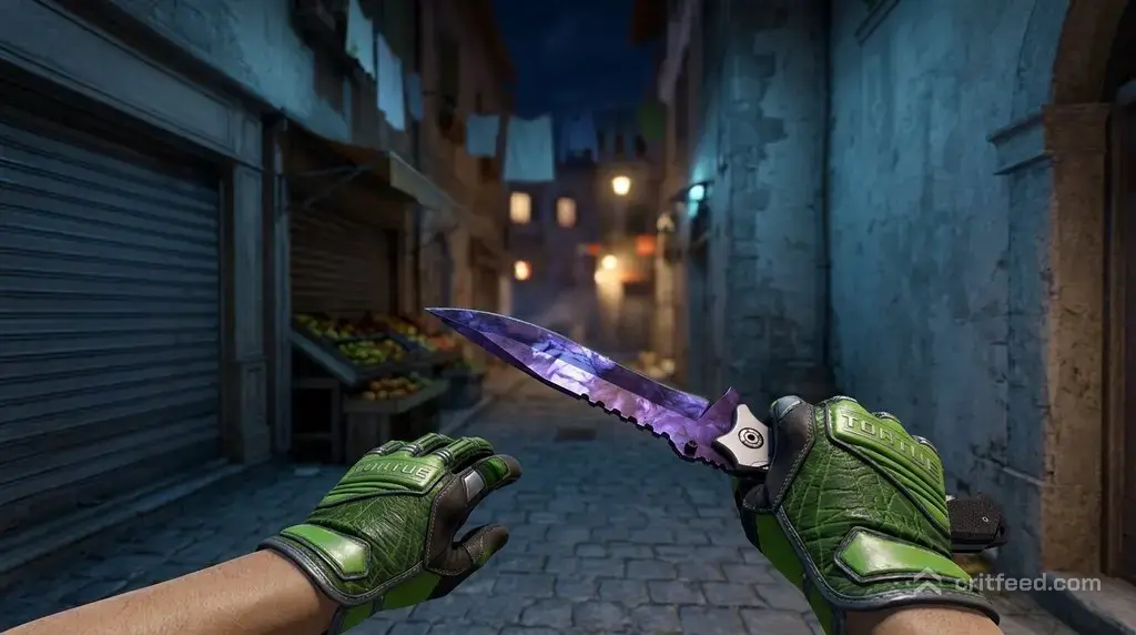 Doppler Black Pearl + Emerald Web