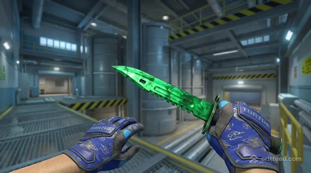 M9 Bayonet Gamma Doppler Emerald + Cloud Chaser