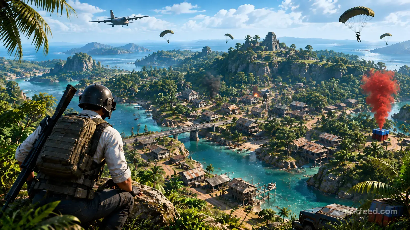 PUBG Mobile Sanhok Map
