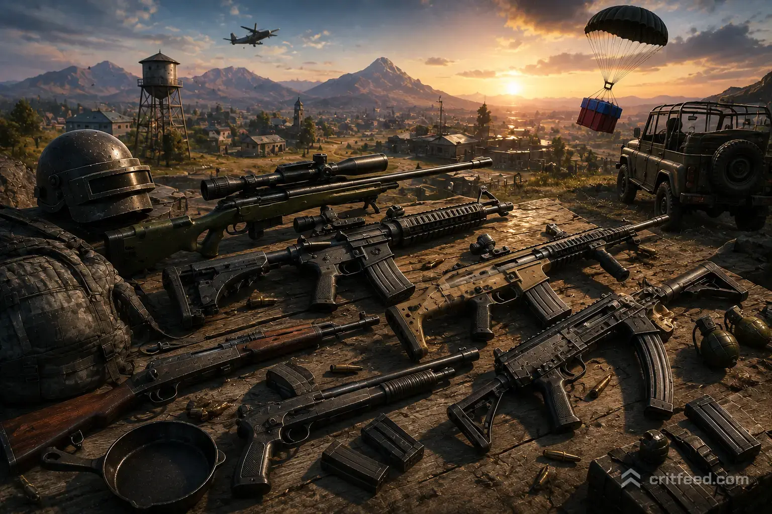 best guns in pubg mobile
