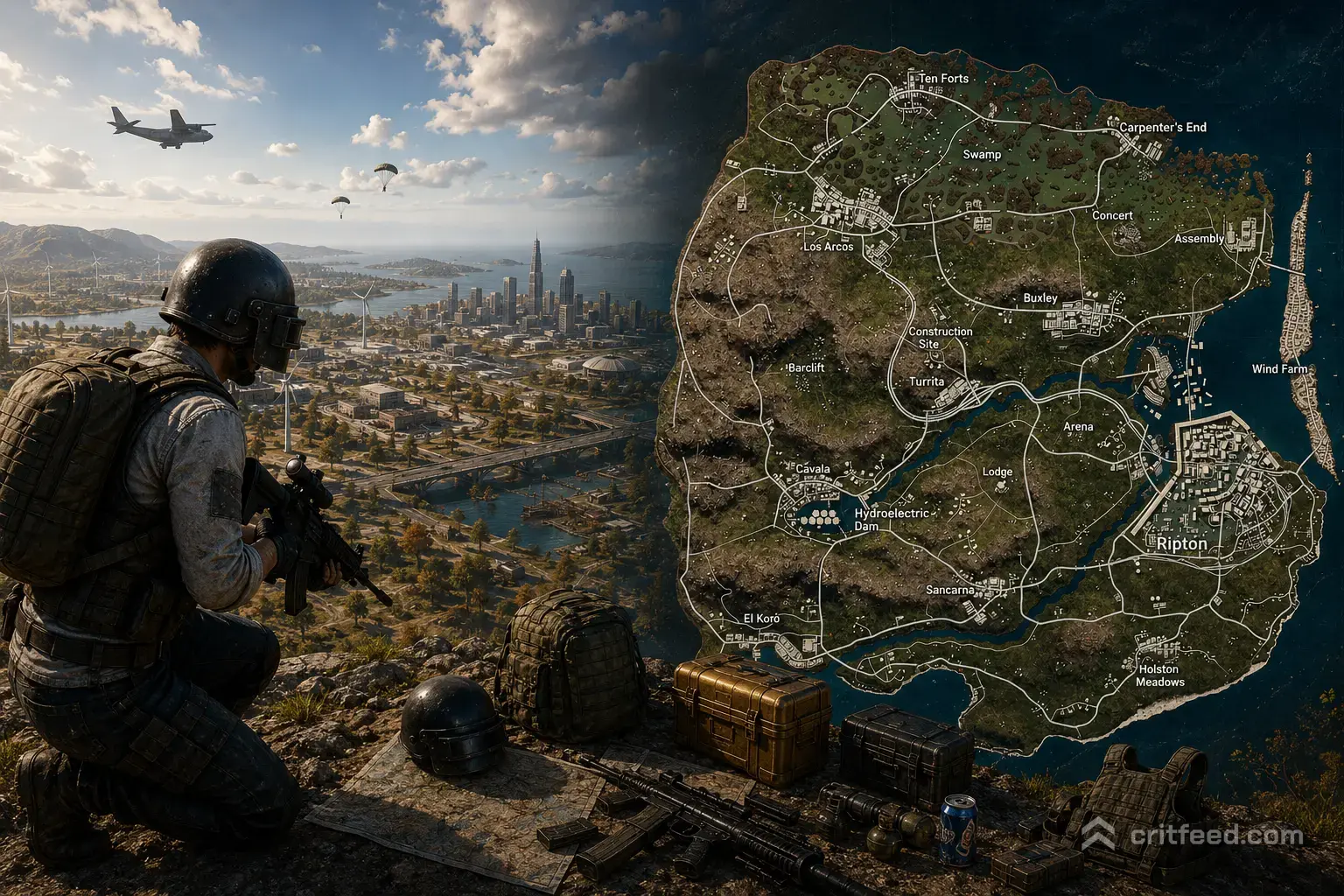 pubg deston map