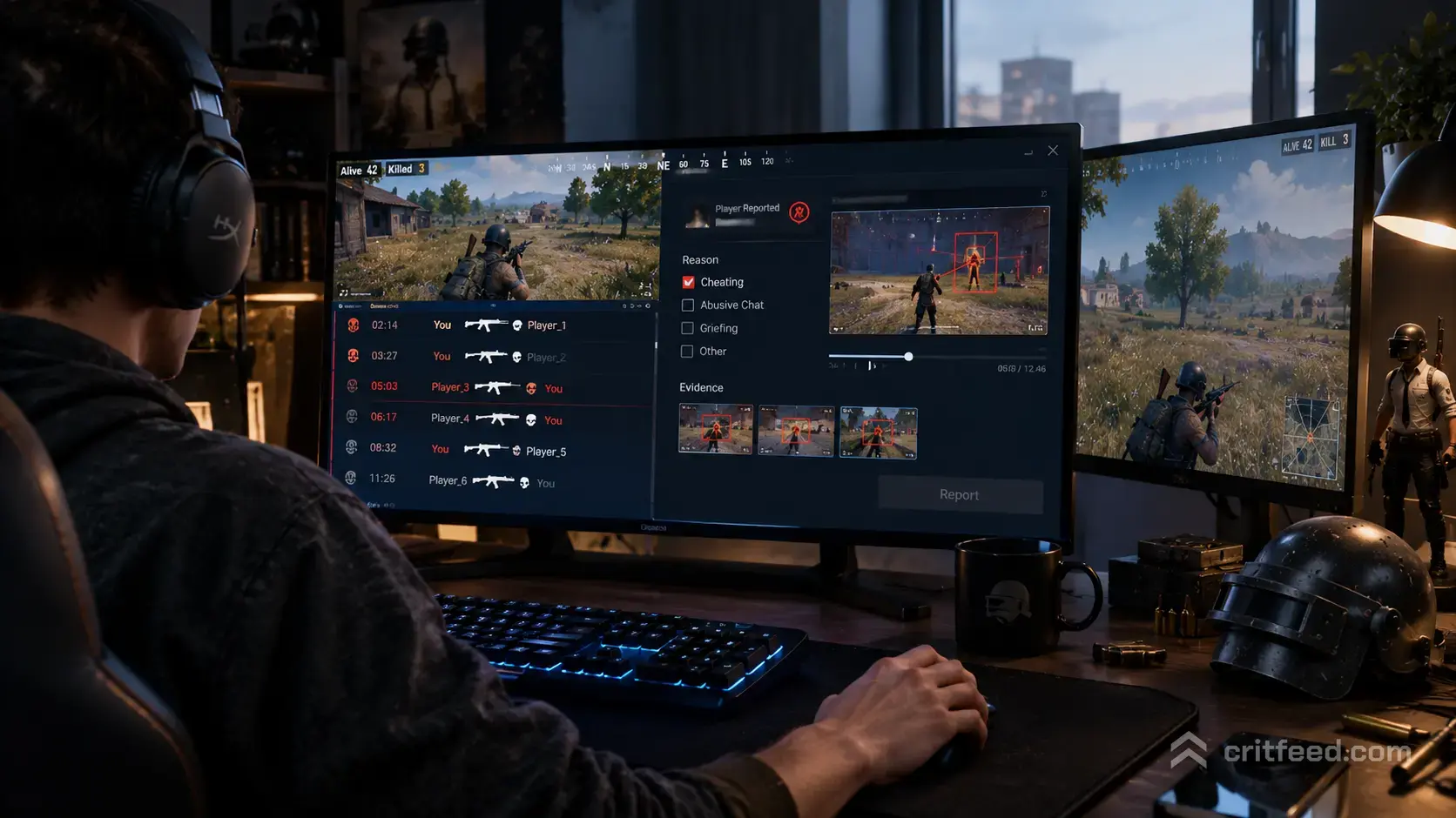 pubg report