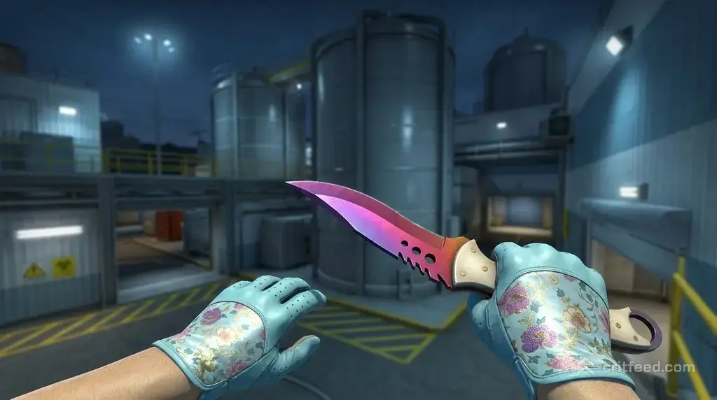Talon Fade + Brocade Flower