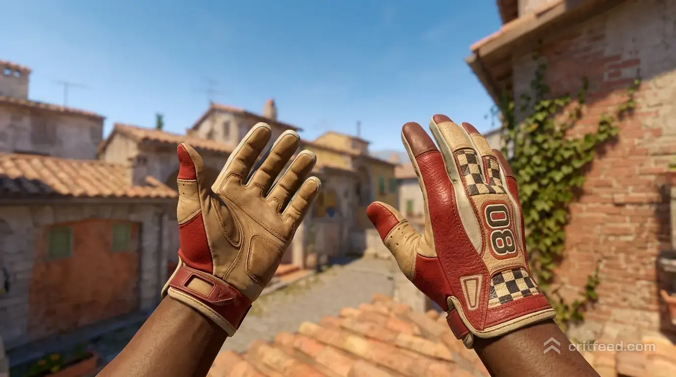 Best Red Racer Gloves Knife Combos in CS2