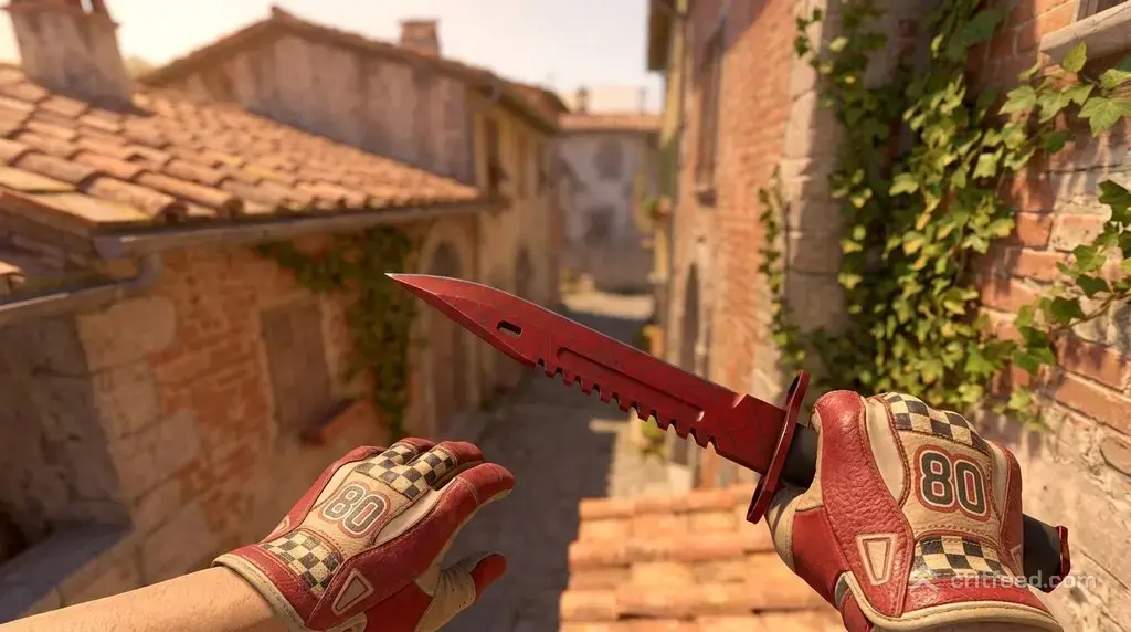 M9 Bayonet Crimson Web + Red Racer