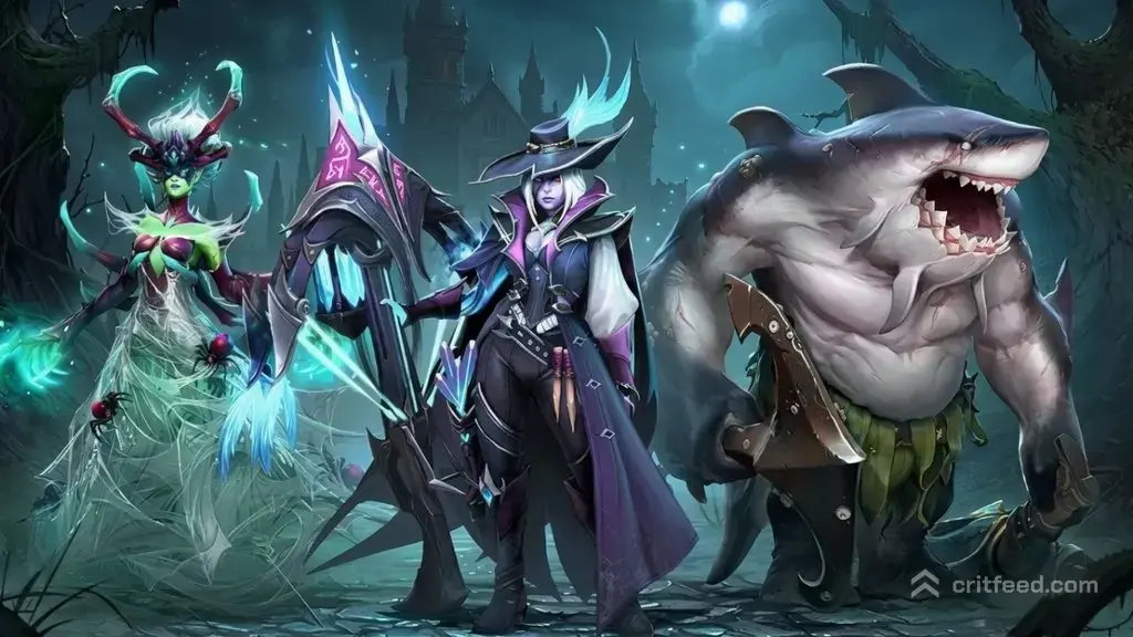 Maw of the Megalodon Arcanas and immortals