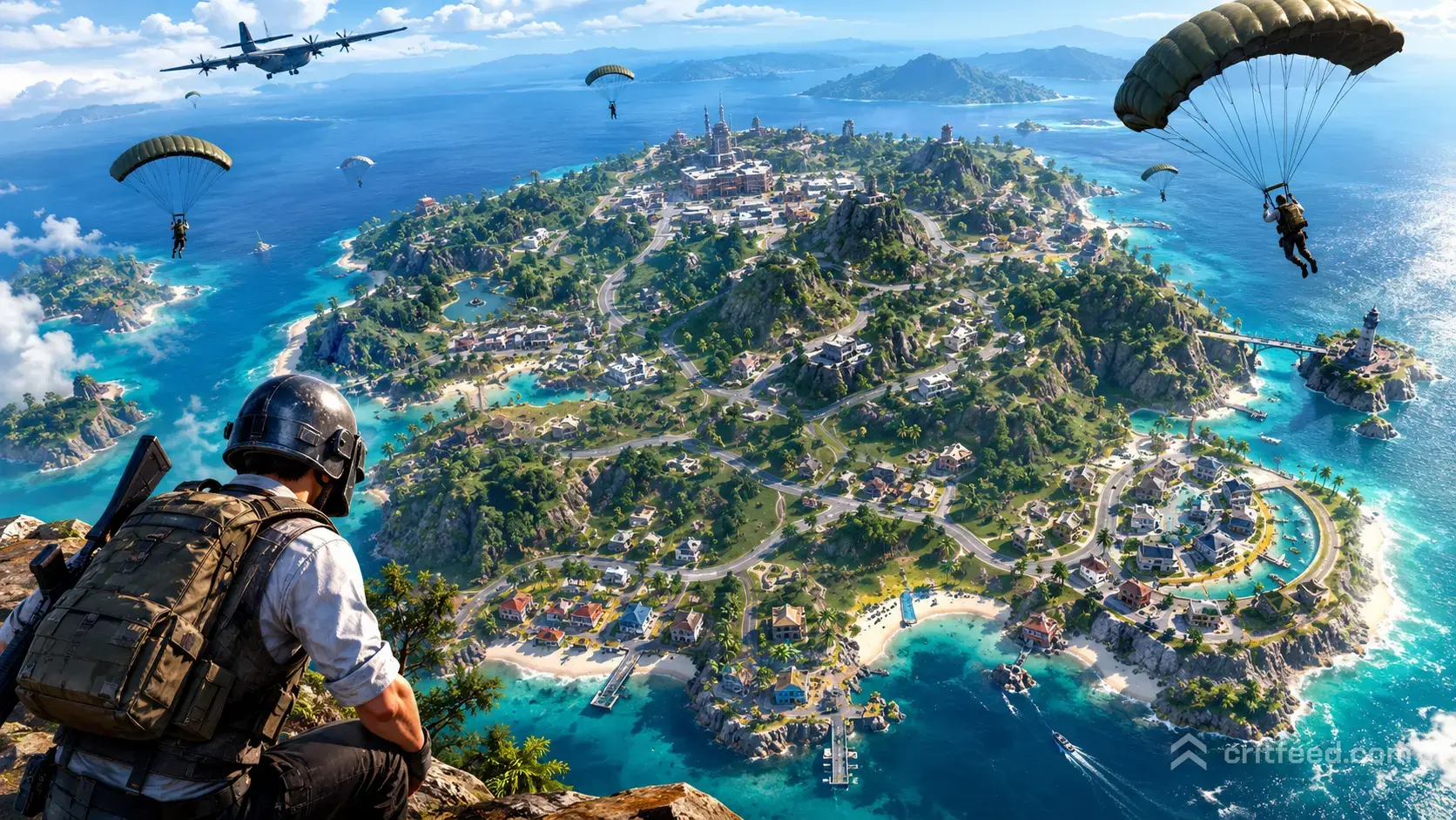 PUBG Mobile Nusa Map: Drops, Loot & Rotations