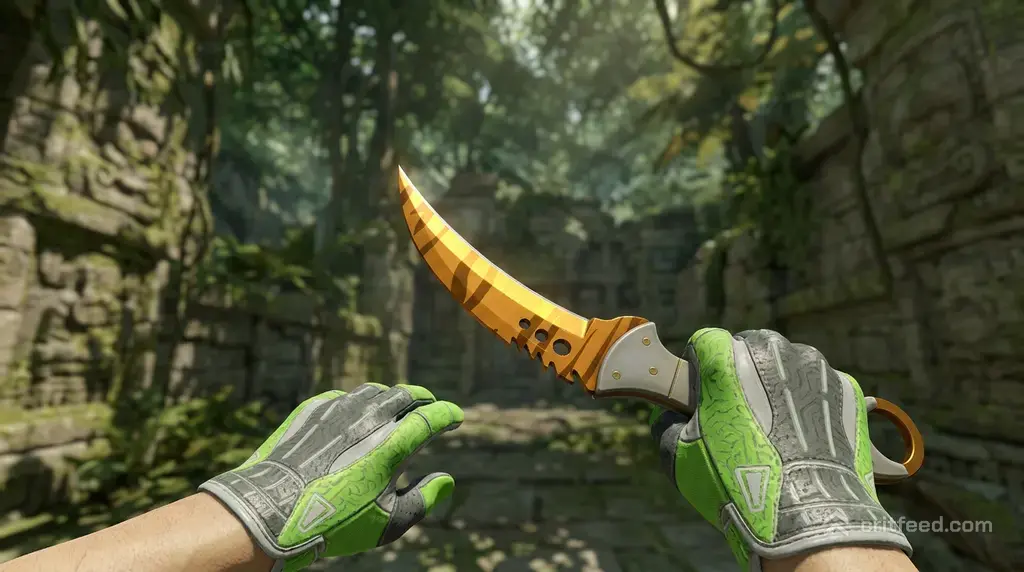 Talon Knife Tiger Tooth + Hedge Maze