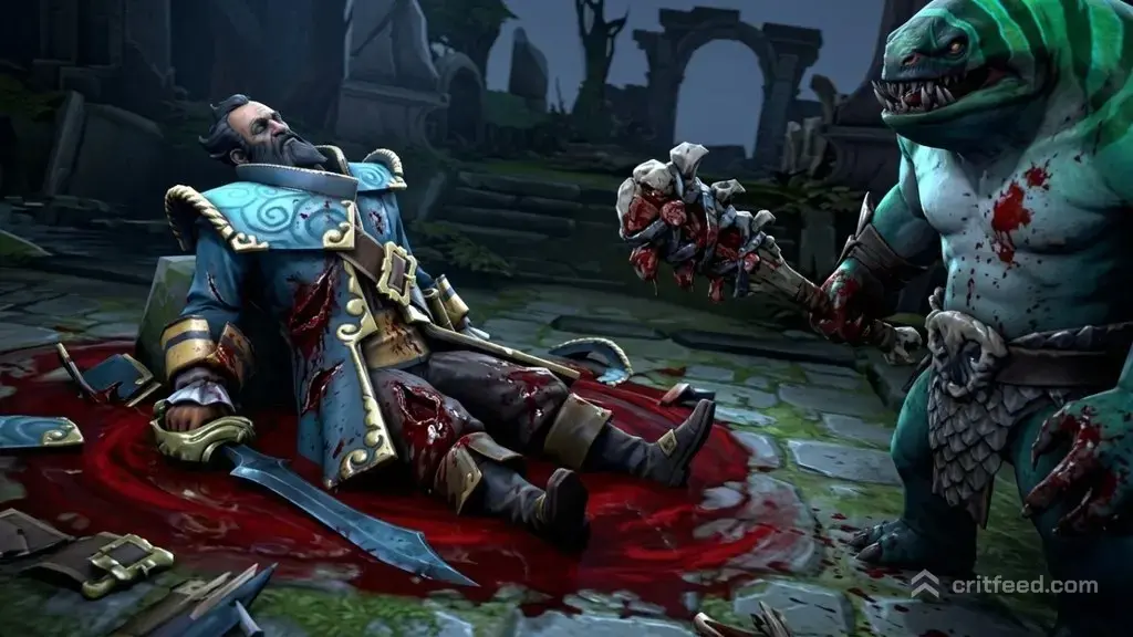 Tidehunter killed Kunkka