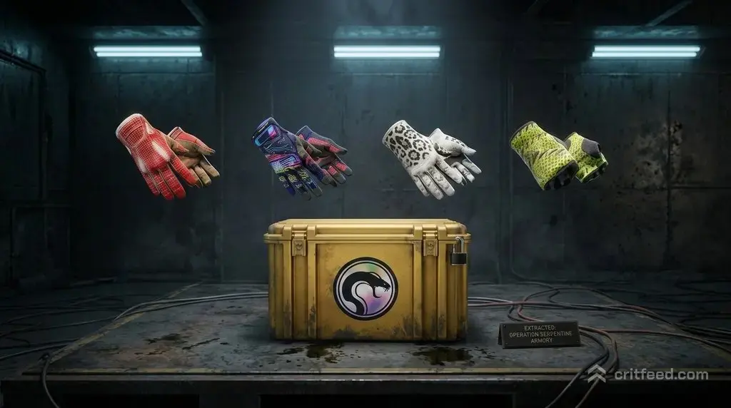 the recoil collection gloves